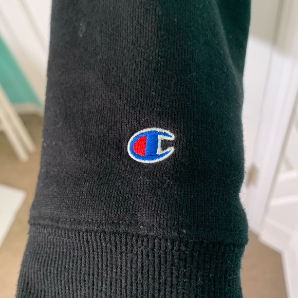 Champion Big Kids French Terry Hoodies, Classic Script - Picture 3 of 5